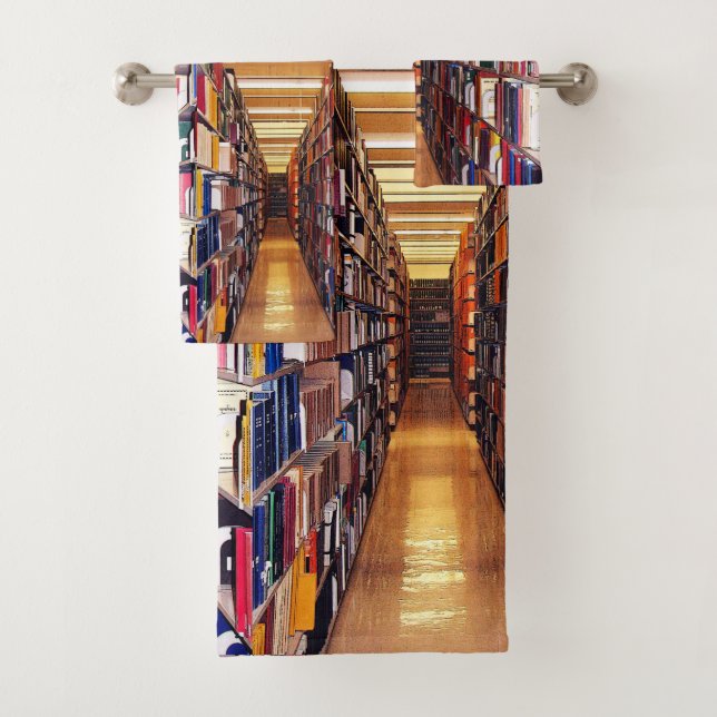 Pilas de libros de biblioteca Resumen conjunto de  (In situ)