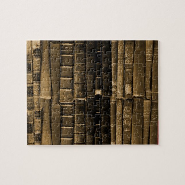 Pilas de rompecabezas de los libros (Horizontal)