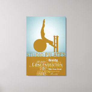 Pilates de estudio - Lienzo envuelto