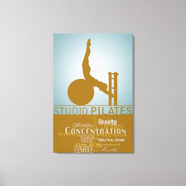 Pilates de estudio - Lienzo envuelto (Anverso)