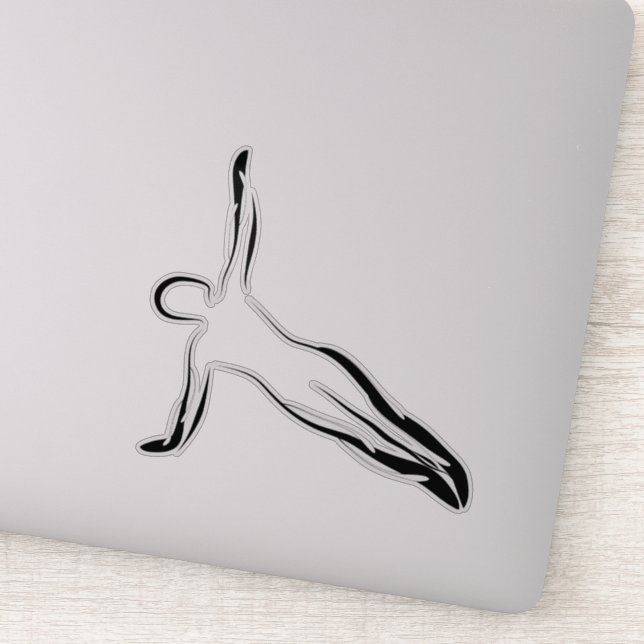 Pilates posponen pegatina (Detalle)