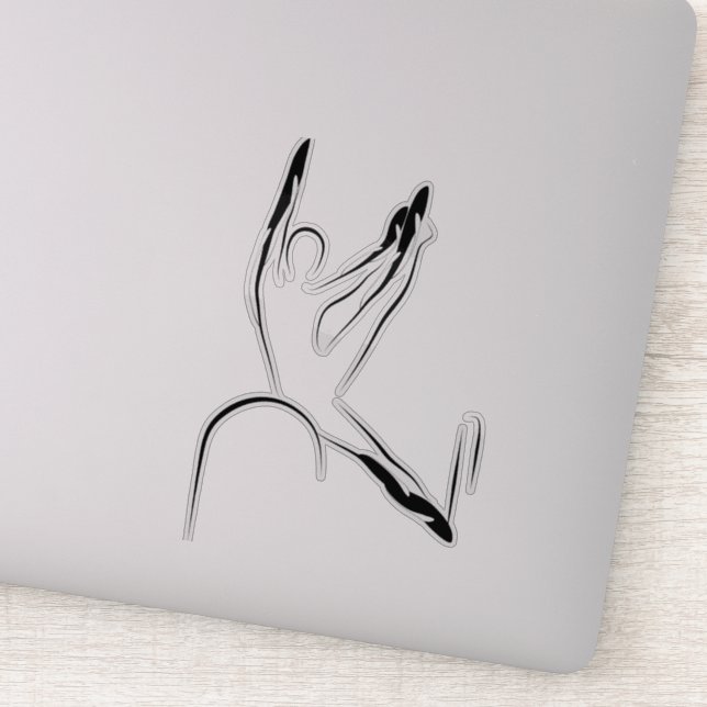 Pilates posponen pegatina (Detalle)