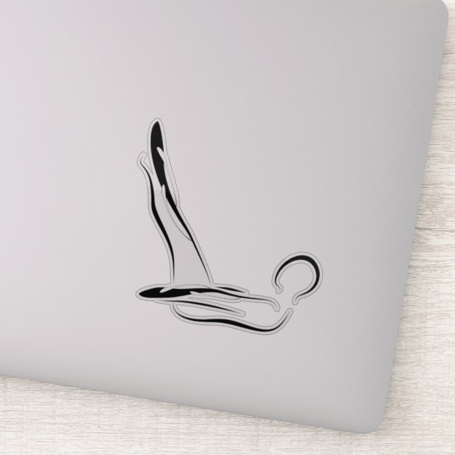 Pilates posponen pegatina (Detalle)