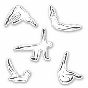 Pilates Scrapbook Stationery Pegatinas