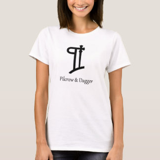 Pilcrow y camiseta de la daga