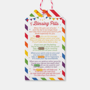 Píldoras benéficas Poem Gift Etiqueta