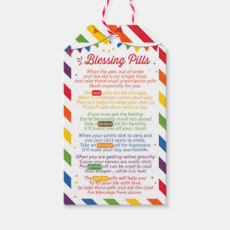 Píldoras benéficas Poem Gift Etiqueta