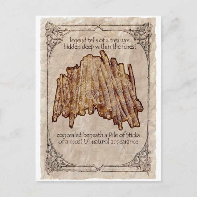 Pile no natural de la postal de Sticks (Anverso)