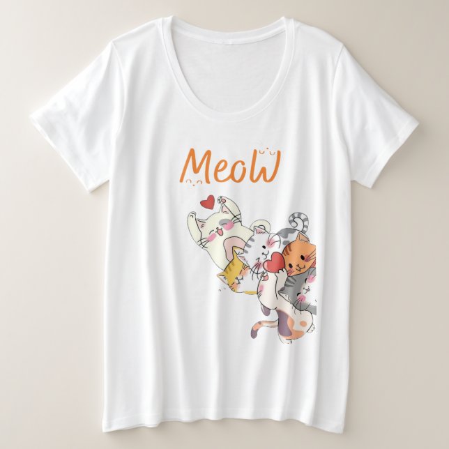 Pile of Purrs A Meow-ment of Love Cat Cuddles & He (Anverso del diseño)