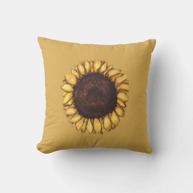 Piletas de girasol almohadas de girasol y decoraci (Anverso)
