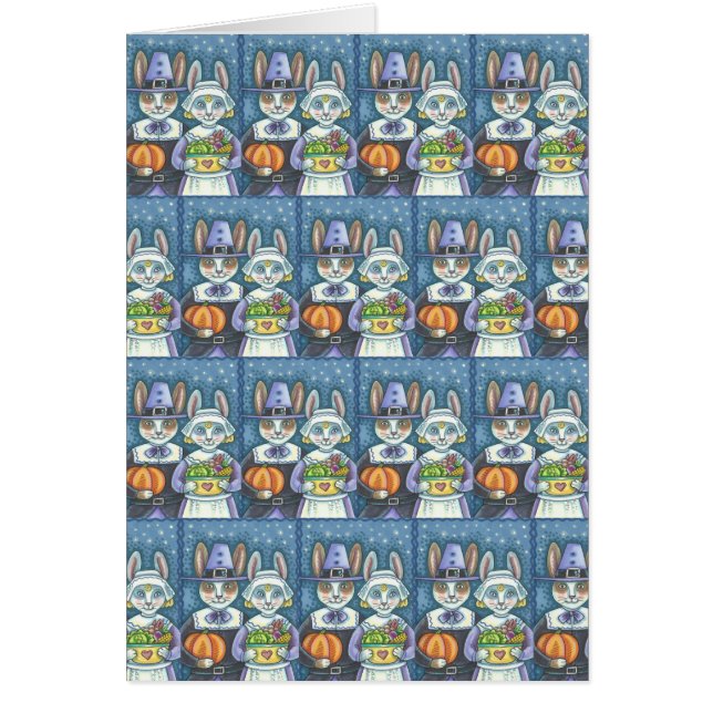 PILGRIM RABBITS AGRADECIMIENTO DE LA TARJETA DE RE (Frente)