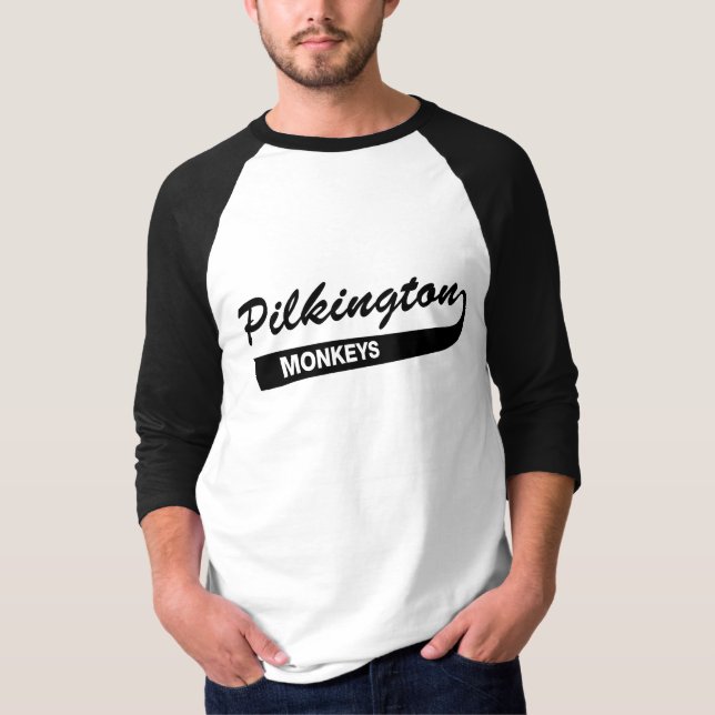 Pilkington Monkeys la camiseta del azul 3/4 (Anverso)