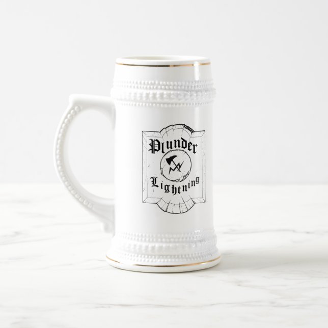 Pillaje y taza de cerveza OFICIAL del relámpago (Izquierda)