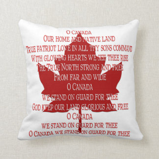 Pillow Canada Anthem Souvenir de almohada canadien