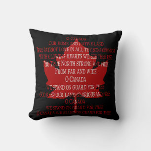 Pillow Canada Anthem Souvenir de almohada canadien