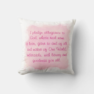 Pillow, plegaria rosada, Cojines decorativos de un