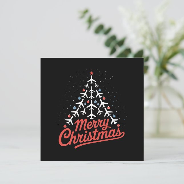 Piloto de árbol de Navidad de avión (Anverso de pie)