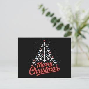 Piloto de árbol de navidad de avión