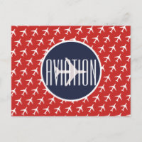 Piloto de Avión Blanco Divertido Tarjeta Postal de