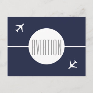 Piloto de Avión Blanco Divertido Tarjeta Postal de