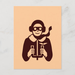 Piloto de cosecha - Postal