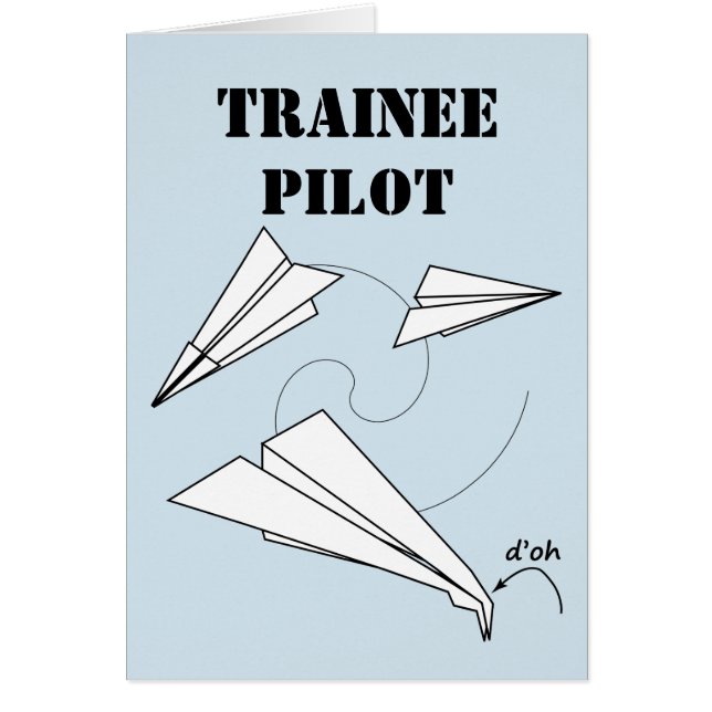 Piloto de entrenamiento, cadete de aire, avión de  (Frente)