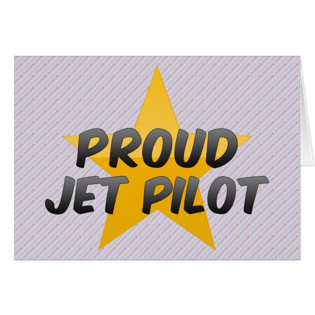 Piloto de jet orgulloso (Anverso (Horizontal))