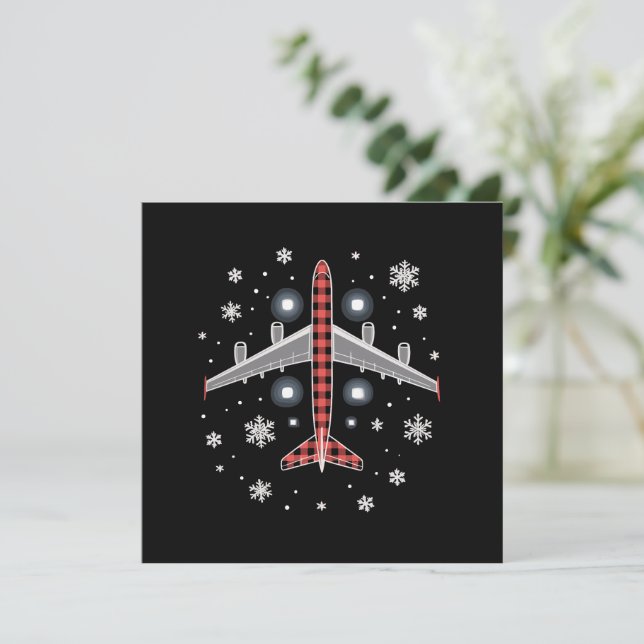 Piloto de Navidad de Cuadros de Avión (Anverso de pie)