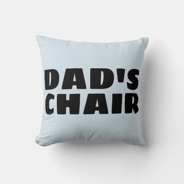 PILOTO DE SILLA DE DAD, almohada divertida para pa (Anverso)