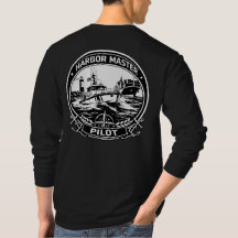 Piloto del Capitán del Puerto: Camiseta Manga Larg