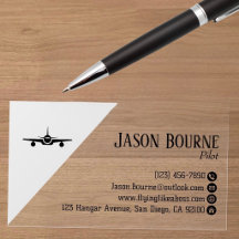 Piloto Empleado de Aviación Profesional Minimalist