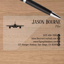 Piloto Empleado de Aviación Profesional Minimalist