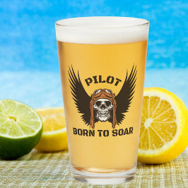 Piloto nacido para Soar Skull Wings Guay diversión