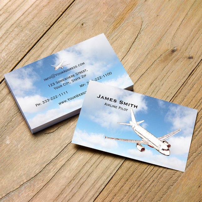 Piloto profesional de aerolíneas, tarjeta de aviac (Subido por el creador)