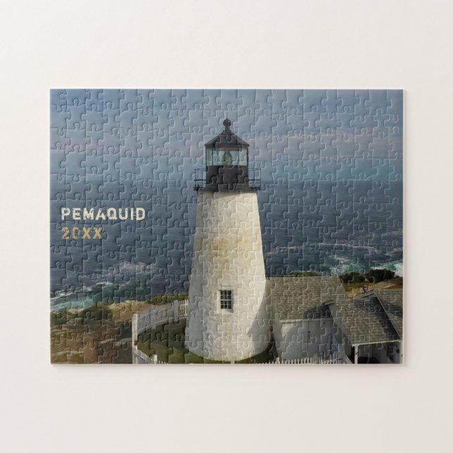 Pimentario Escenario Punto Pemaquid Puzzle Jigsaw (Horizontal)