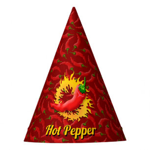 Pimienta chile con Gorra Fiesta de llama
