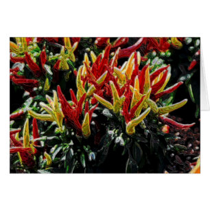 Pimientas de chile eléctricas