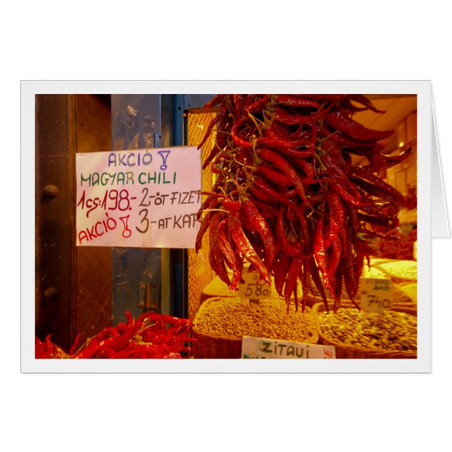 Pimientas en el mercado magnífico Pasillo (Anverso (Horizontal))