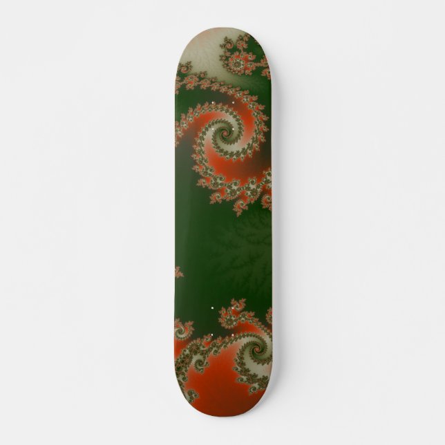 Pimiento Aceituna Doble Espiral Skateboard (Anverso )