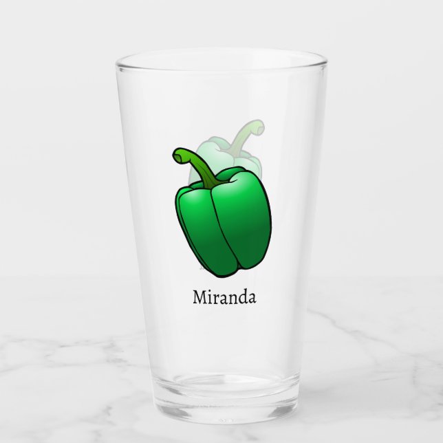 Pimiento grande verde (Anverso)