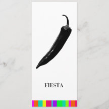 Pimiento picante mexicano de las invitaciones el |