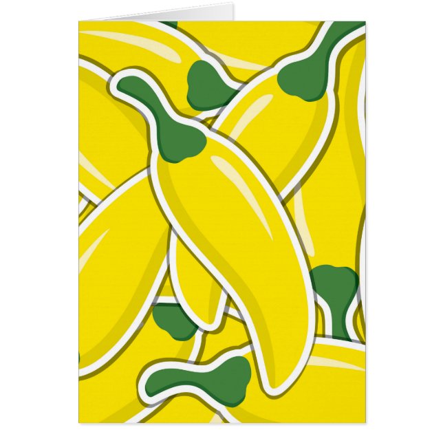 Pimientos de chile amarillo fundido (Frente)