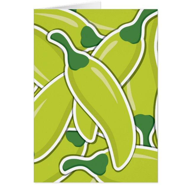 Pimientos de chile verde y fundido (Frente)