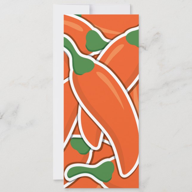 Pimientos de picante naranja (Anverso)