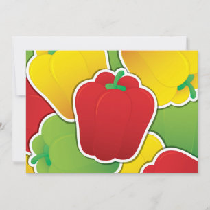 Pimientos de semáforo divertidos