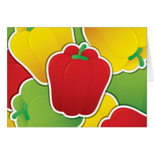 Pimientos de semáforo divertidos