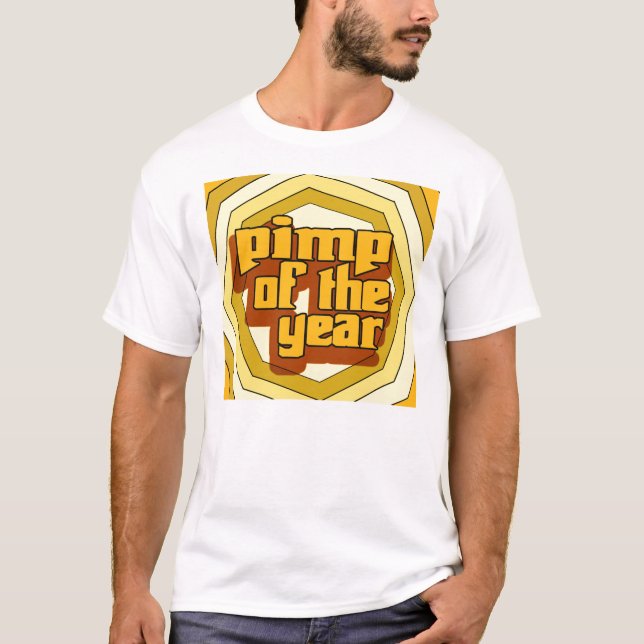 Pimp Del Año — Camiseta (Anverso)