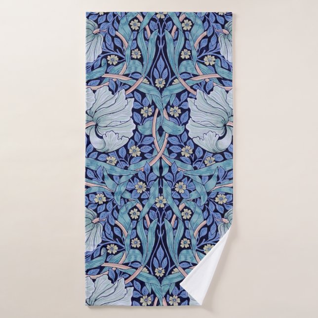 Pimpernel Blue, William Morris (Toalla de baño)