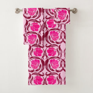 Pimpernel de William Morris, fucsia y rosa claro