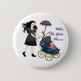 Pin blanco del botón del tocino mimoso